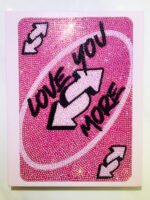 Pink love you more card kit