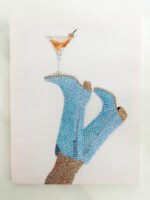 Double blue boot martini kit